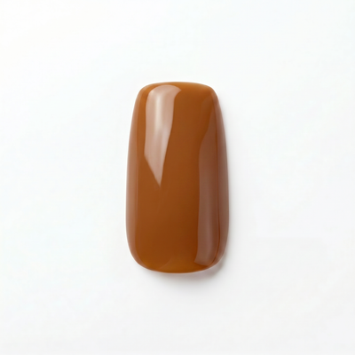 Apricot Nails Amaro — Medium Squoval