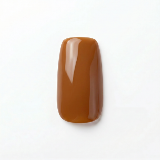 Apricot Nails Amaro — Medium Squoval