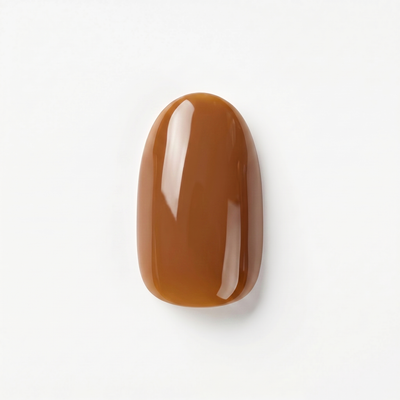 Apricot Nails Amaro — Short Oval