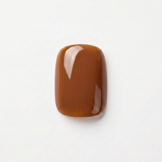 Apricot Nails Amaro — Short Squoval
