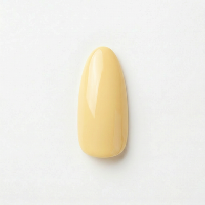 Apricot Nails Butter Yellow — Medium Almond