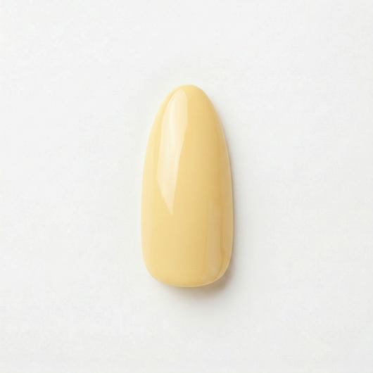 Apricot Nails Butter Yellow — Medium Almond