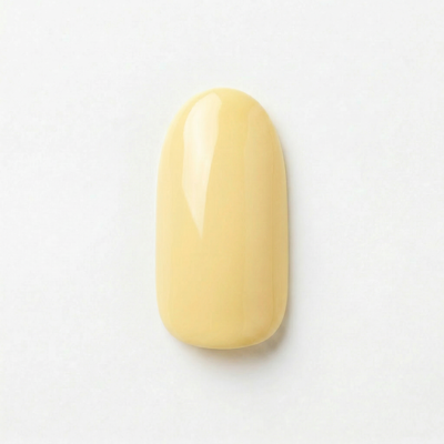 Apricot Nails Butter Yellow — Medium Oval