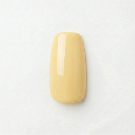 Apricot Nails Butter Yellow — Medium Squoval