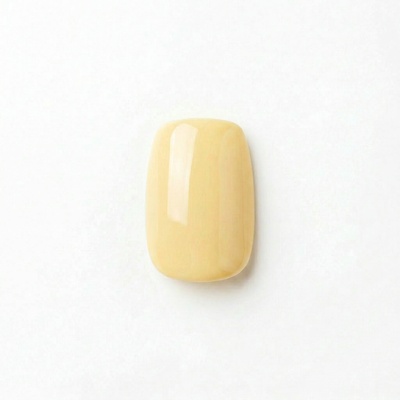 Apricot Nails Butter Yellow — Short Squoval