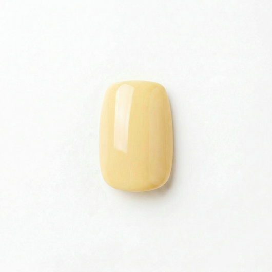 Apricot Nails Butter Yellow — Short Squoval