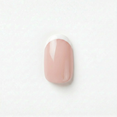 Apricot Nails Classic French — Short Oval