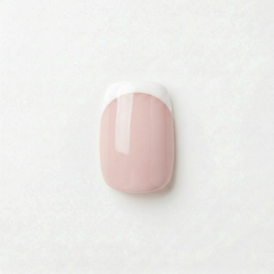 Apricot Nails Classic French — Short Squoval