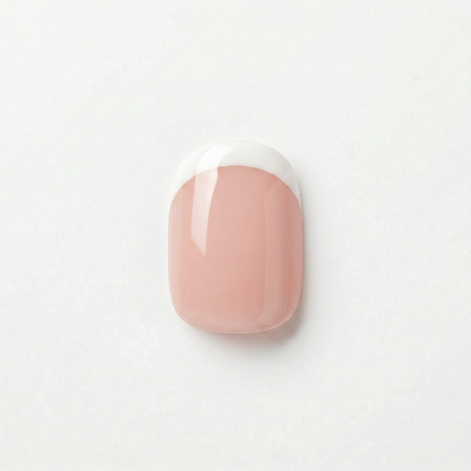 Apricot Nails Classic French — Super Short