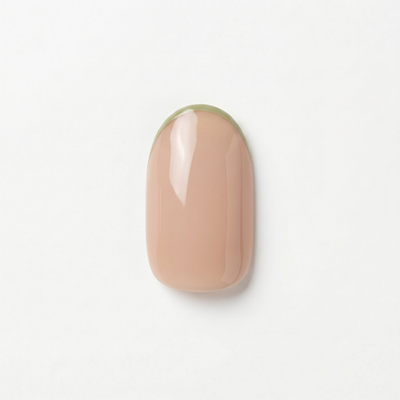 Apricot Nails Gimlet — Short Oval