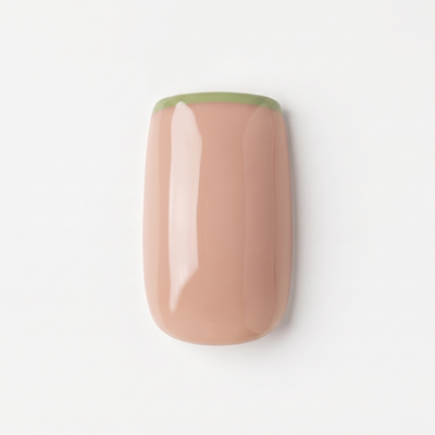 Apricot Nails Gimlet — Short Squoval