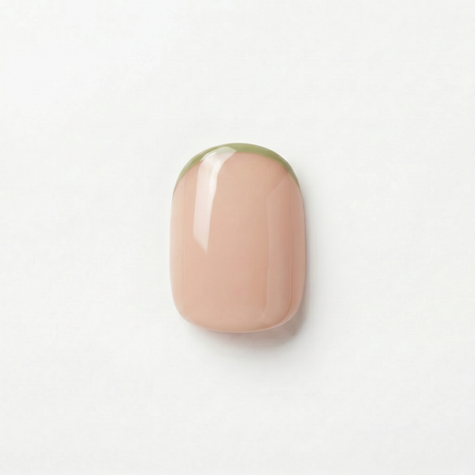 Apricot Nails Gimlet — Super Short