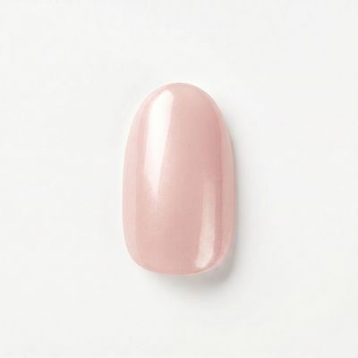 Apricot Nails Macaron — Short Oval