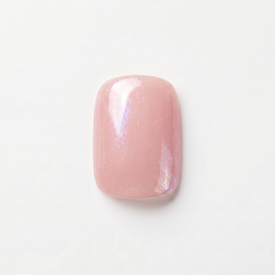 Apricot Nails Macaron — Short Squoval
