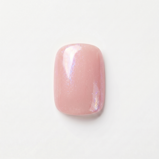 Apricot Nails Macaron — Short Squoval