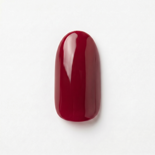Apricot Nails Nightcap — Medium Oval