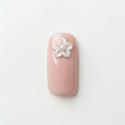 Apricot Nails Petal — Medium Squoval