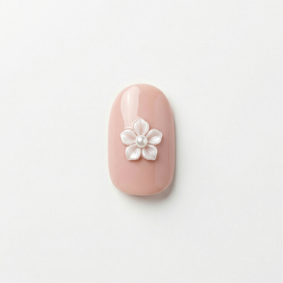 Apricot Nails Petal — Short Oval