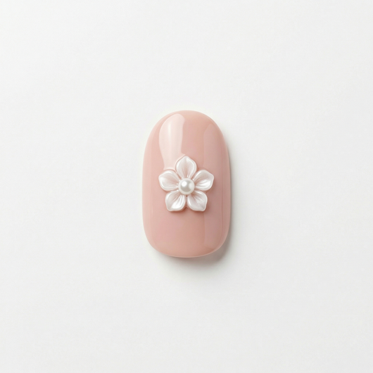 Apricot Nails Petal — Short Oval