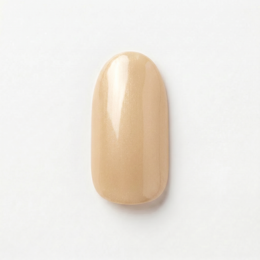 Apricot Nails Soirée — Medium Oval