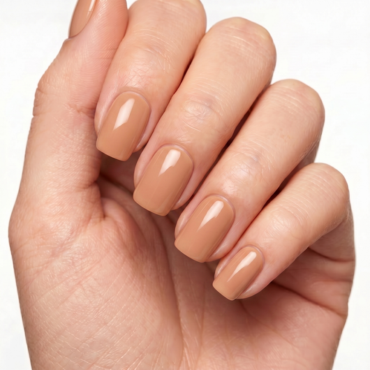 Vanilla Silk press-on nails — hero lifestyle image 2