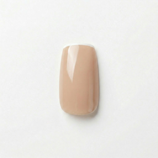 Apricot Nails Vanilla Silk — Medium Squoval