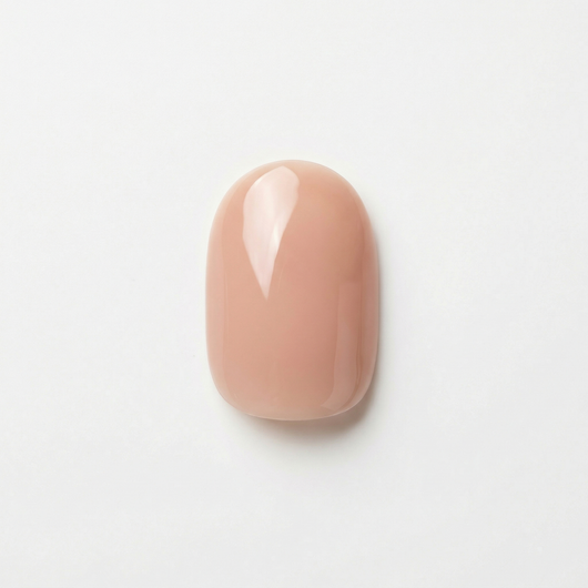Apricot Nails Vanilla Silk — Short Oval