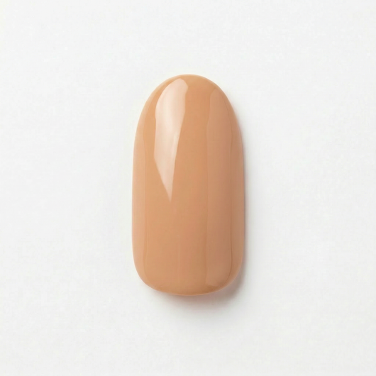 Apricot Nails Warm Sand — Medium Oval